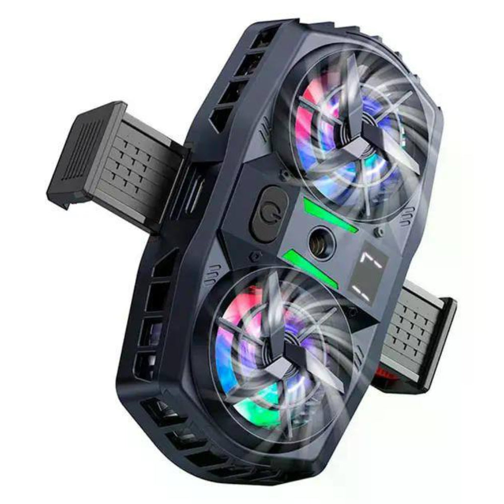 Кулер для охолодження для телефону Hoco GM36 (10x6x3 см) / Вентилятор для охолодження смартфона / Ігровий кулер