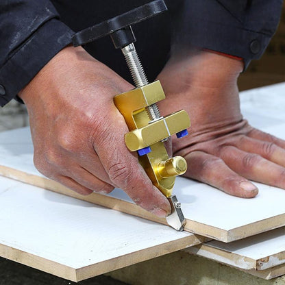 Склоріз алмазний 2в1 для скла та плитки 3-10 мм / Алмазний різак для плитки / Верстат для плитки