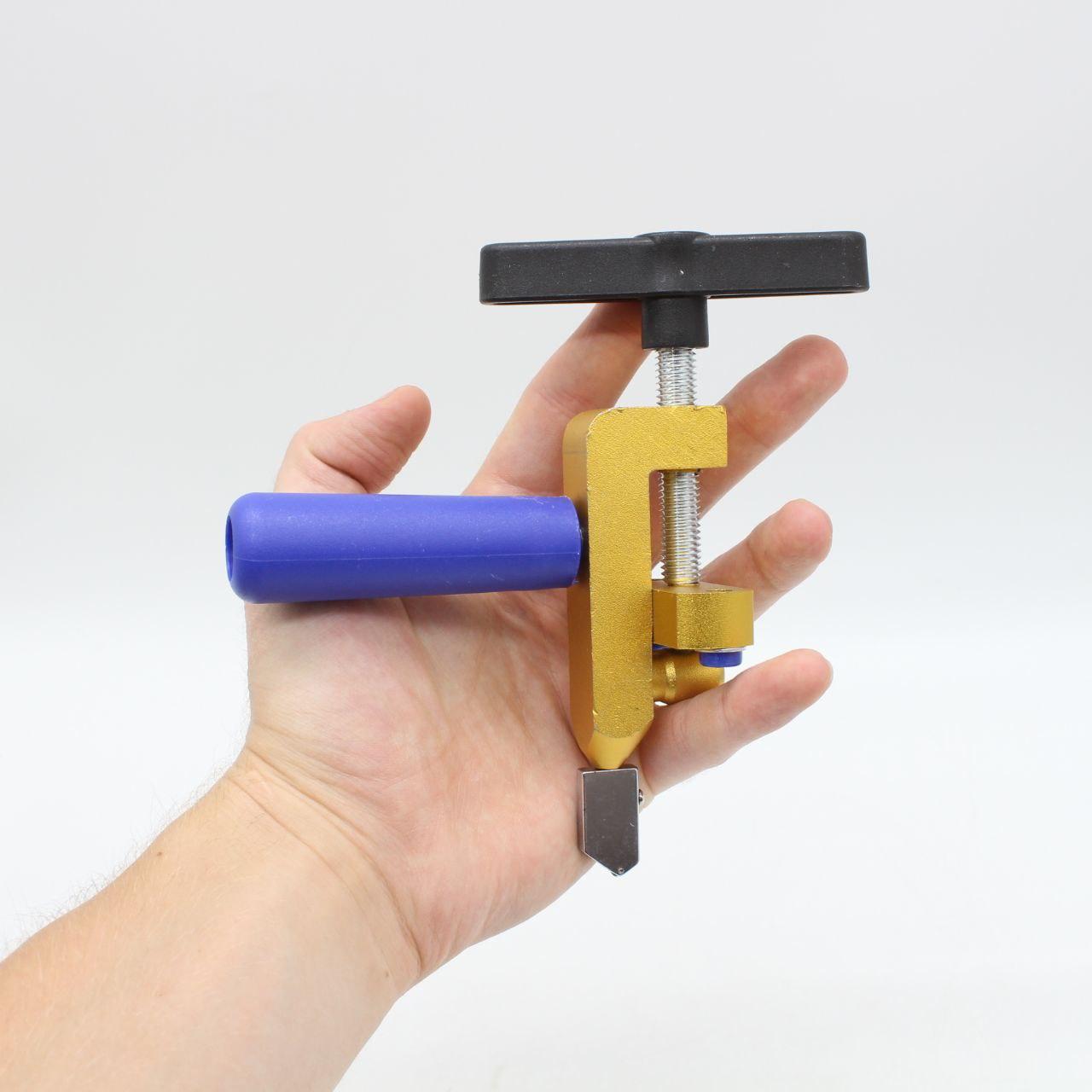 Склоріз алмазний 2в1 для скла та плитки 3-10 мм / Алмазний різак для плитки / Верстат для плитки