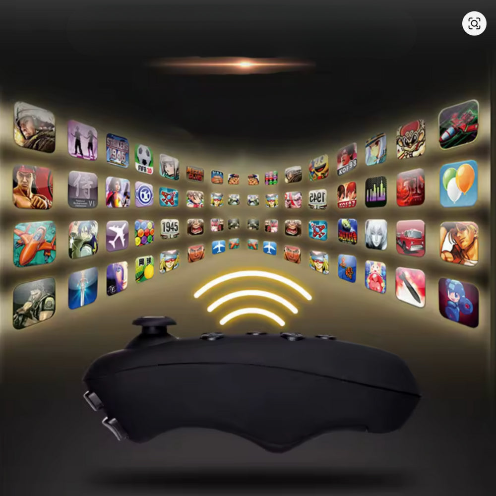 Бездротовий геймпад для смартфона, Чорний / Геймпад для телефону / Бездротовий ігровий джойстик