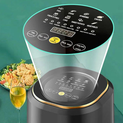 Електрична аерофрітюрниця Hoffmans HM-775, 7.5л, 2400Вт / Мультипіч / Аерогриль / Фритюрниця