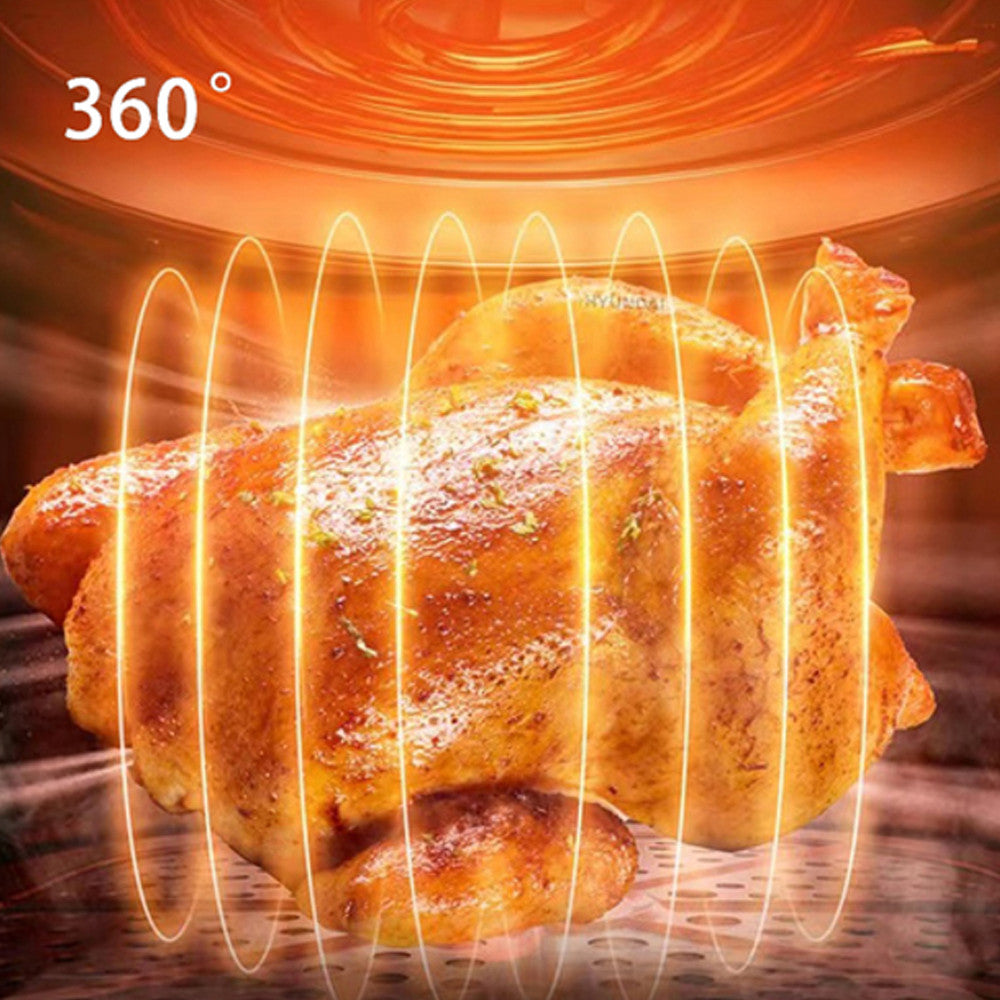 Електрична аерофрітюрниця Hoffmans HM-775, 7.5л, 2400Вт / Мультипіч / Аерогриль / Фритюрниця