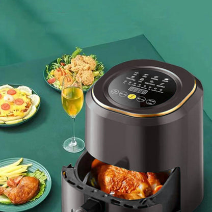 Електрична аерофрітюрниця Hoffmans HM-775, 7.5л, 2400Вт / Мультипіч / Аерогриль / Фритюрниця