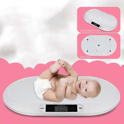 Ваги дитячі електронні BABY SCALE до 20 кг / Ваги для дітей / Ваги напольні для новонароджених