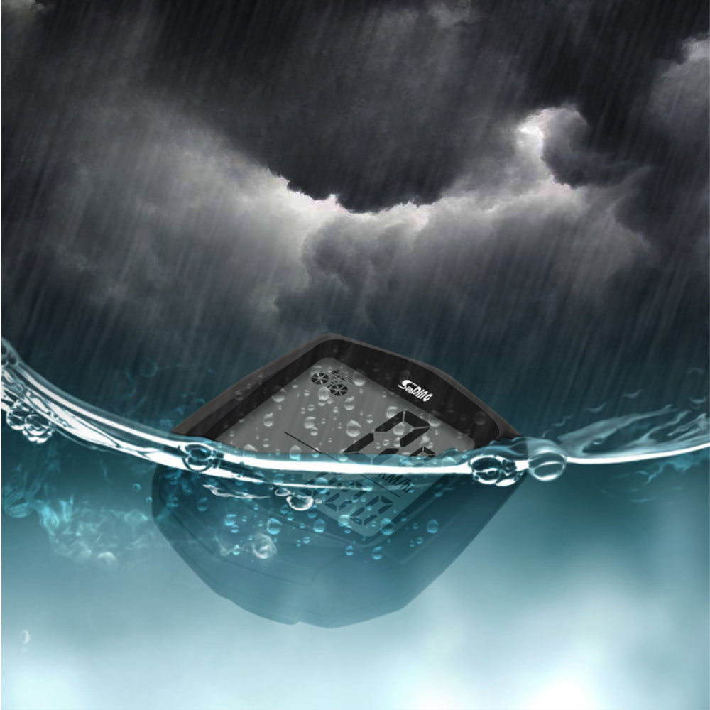 Велокомп'ютер SD-581 з 15 функціями / Велокомп'ютер водонепроникний провідний