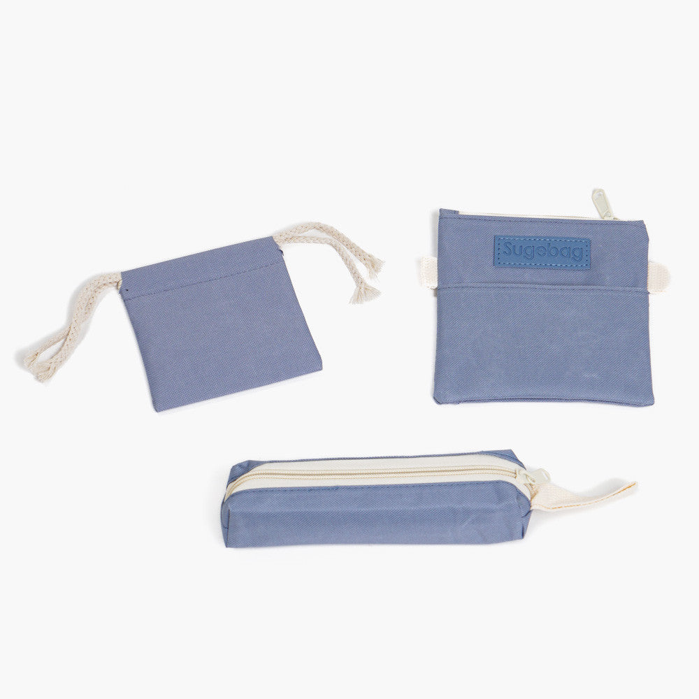 Шкільний рюкзак 40х29х12см +Сумка, шоппер, пенал, Блакитний / Комплект сумок / Рюкзак з сумками