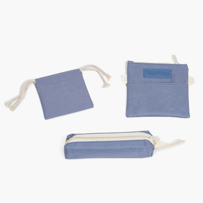 Шкільний рюкзак 40х29х12см +Сумка, шоппер, пенал, Блакитний / Комплект сумок / Рюкзак з сумками