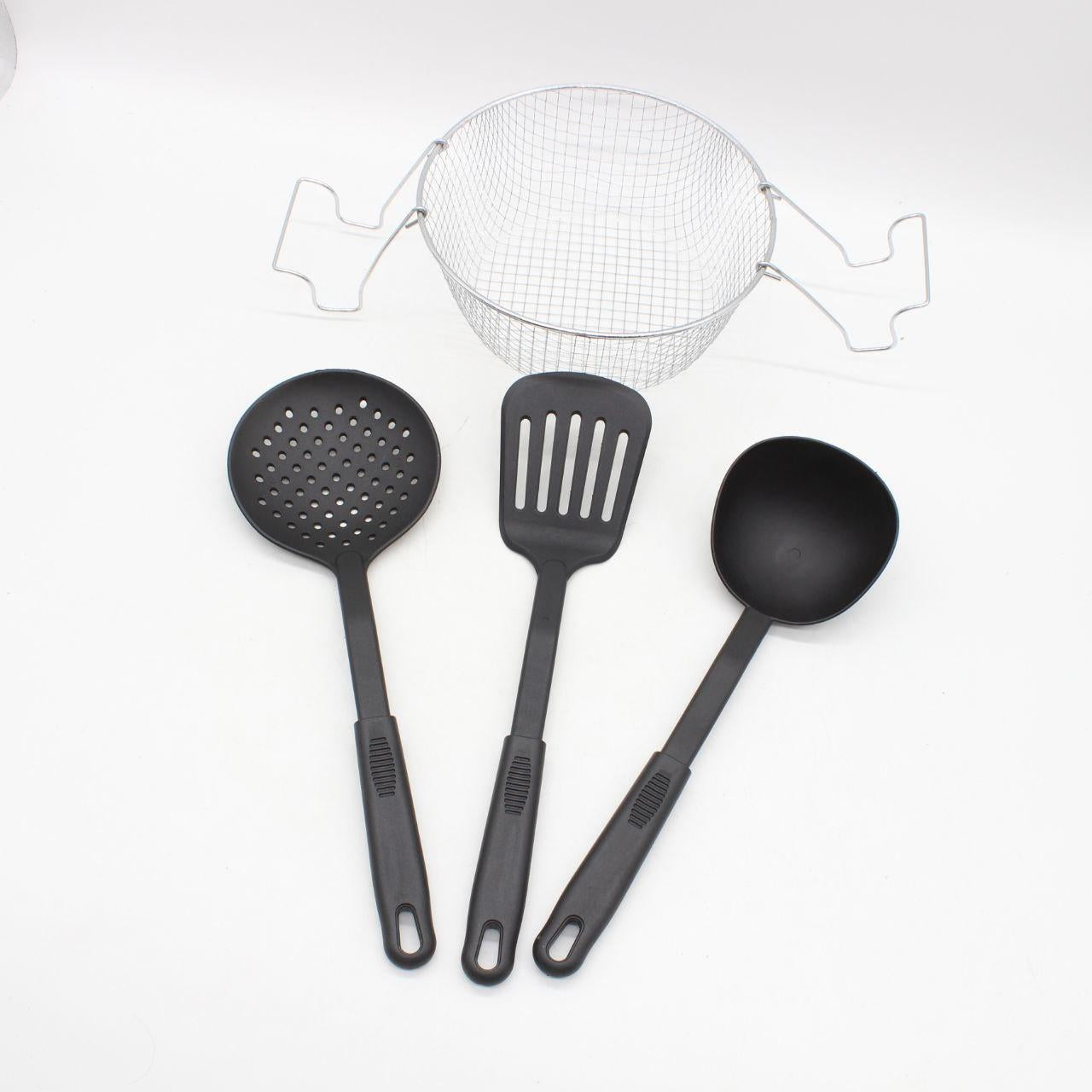 Набір посуду з нержавіючої сталі Zep Line ZP-076, 18 предметів / Кухонний набір каструль зі сковородою