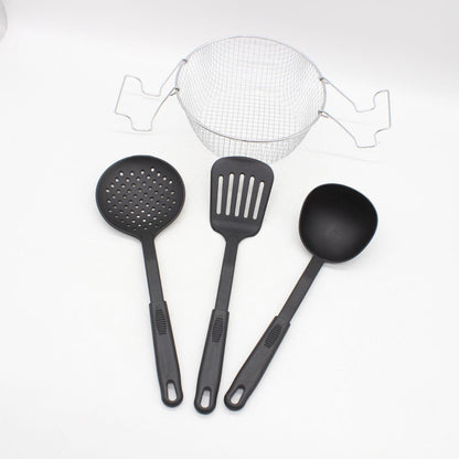 Набір посуду з нержавіючої сталі Zep Line ZP-076, 18 предметів / Кухонний набір каструль зі сковородою