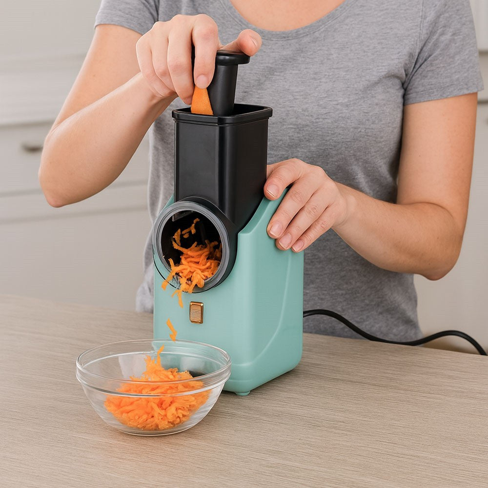 Багатофункціональна овочерізка акумуляторна 3в1, Vegetable cutter / Кухонний слайсер / Терка для овочів