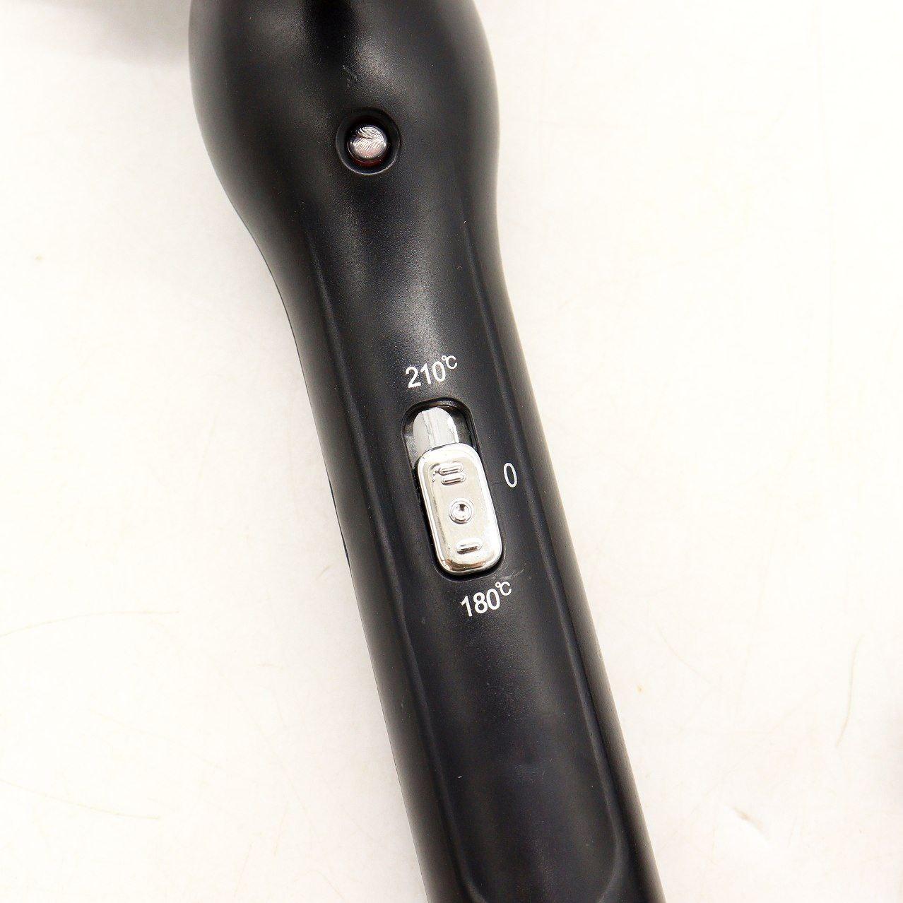 Плойка потрійна 90Вт, від мережі, GM 1956, Золотистий / Плойка хвиля / Плойка для волосся / Щипці для завивки волосся