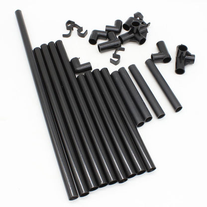 Підставка для мікрохвильової печі одноярусна 51х27х50.5см, Чорний / Поличка на кухню / Полочка для мікрохвильової печі