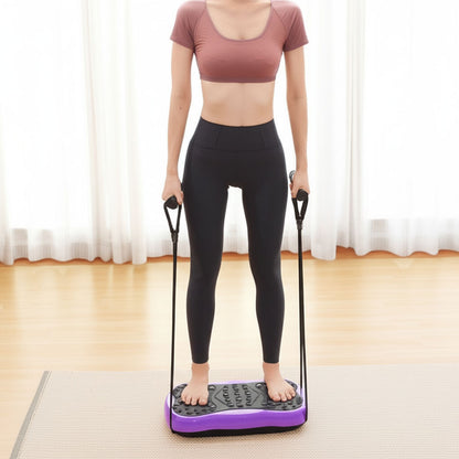 Платформа вібраційна для тренувань до 120кг +пульт, Фіолетова / Віброплатформа для схуднення / Фітнес-платформа