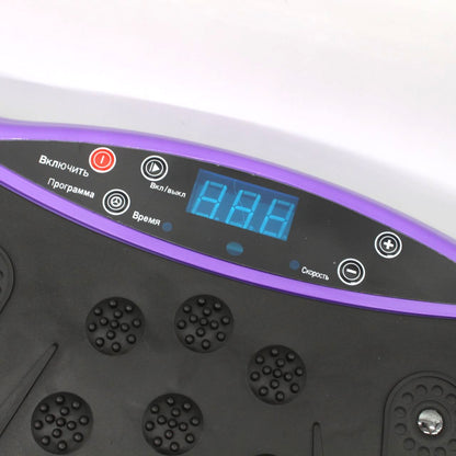 Платформа вібраційна для тренувань до 120кг +пульт, Фіолетова / Віброплатформа для схуднення / Фітнес-платформа
