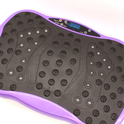 Платформа вібраційна для тренувань до 120кг +пульт, Фіолетова / Віброплатформа для схуднення / Фітнес-платформа