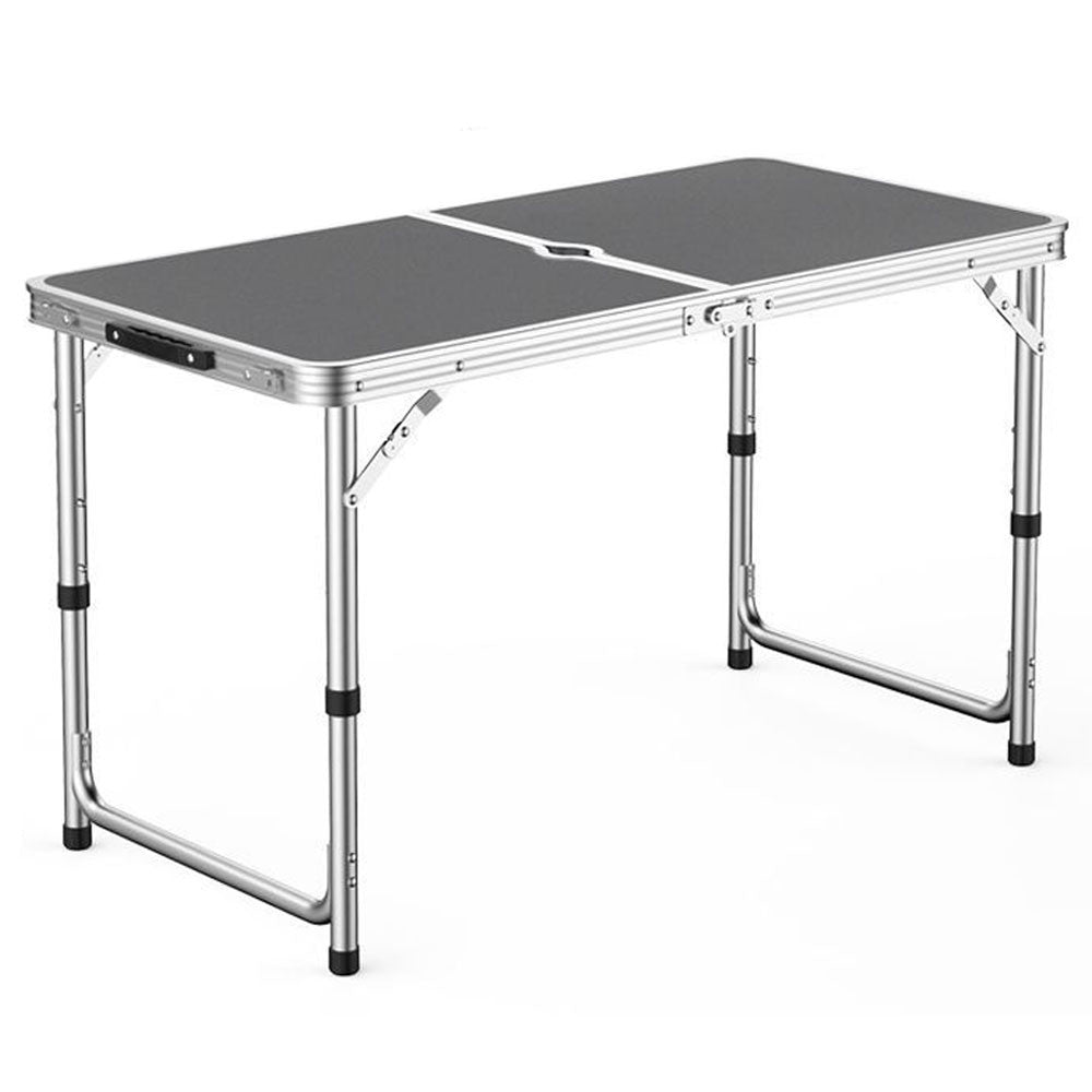 Складний стіл для пікніка 4 стільця, 120х70х60см, Чорний / Туристичний стіл розкладний / Стіл для кемпінгу