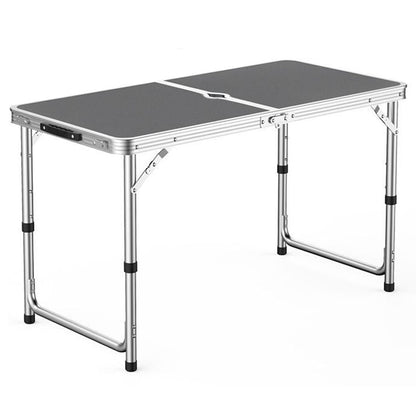 Складний стіл для пікніка 4 стільця, 120х70х60см, Чорний / Туристичний стіл розкладний / Стіл для кемпінгу