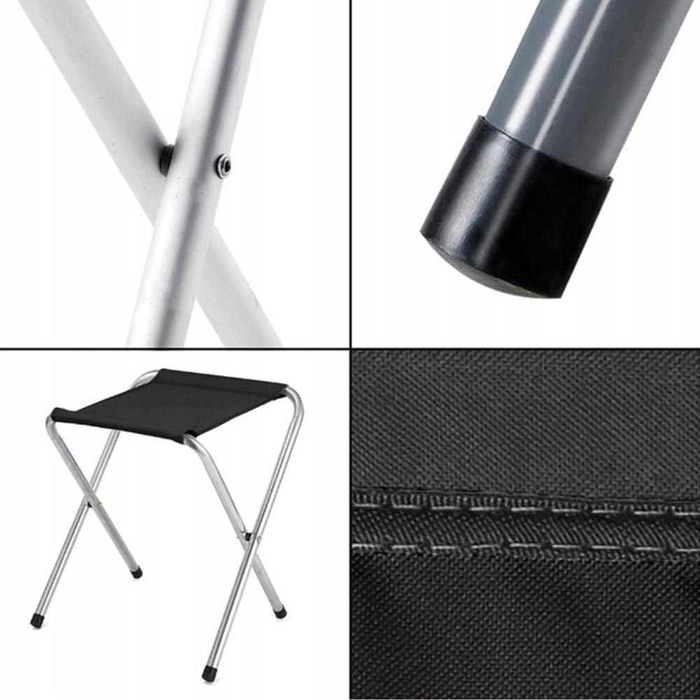 Складний стіл для пікніка 4 стільця, 120х70х60см, Чорний / Туристичний стіл розкладний / Стіл для кемпінгу