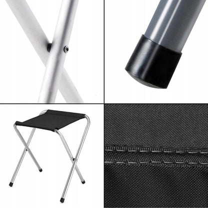 Складний стіл для пікніка 4 стільця, 120х70х60см, Чорний / Туристичний стіл розкладний / Стіл для кемпінгу