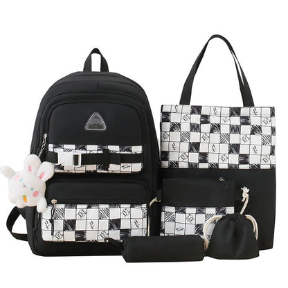 Шкільний набір 5в1 рюкзак 43х30х14см, сумка, клатч, пенал, мішечок / Дитячий рюкзак / Шкільний портфель