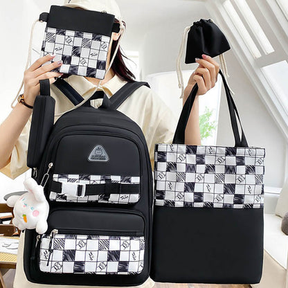 Шкільний набір 5в1 рюкзак 43х30х14см, сумка, клатч, пенал, мішечок / Дитячий рюкзак / Шкільний портфель