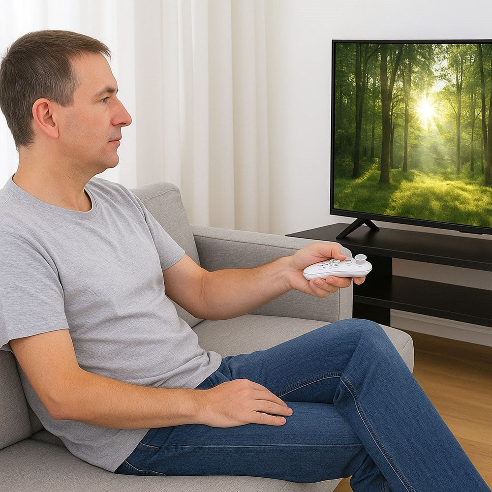 Бездротовий геймпад для смартфона, Білий / Геймпад для телефону / Бездротовий ігровий джойстик