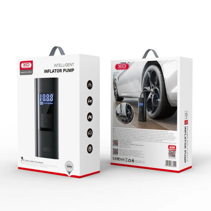 Автомобільний компресор акумуляторний XO CZ012, 12В, 6000мАч / Автокомпресор / Насос автомобільний