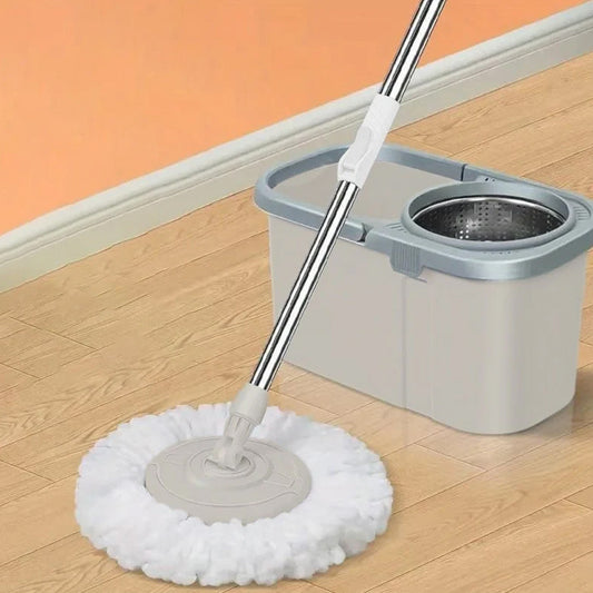 Швабра з автоматичним віджимом та відром / Швабра ледарка / Швабра з відром / Швабра ледарка з віджимом