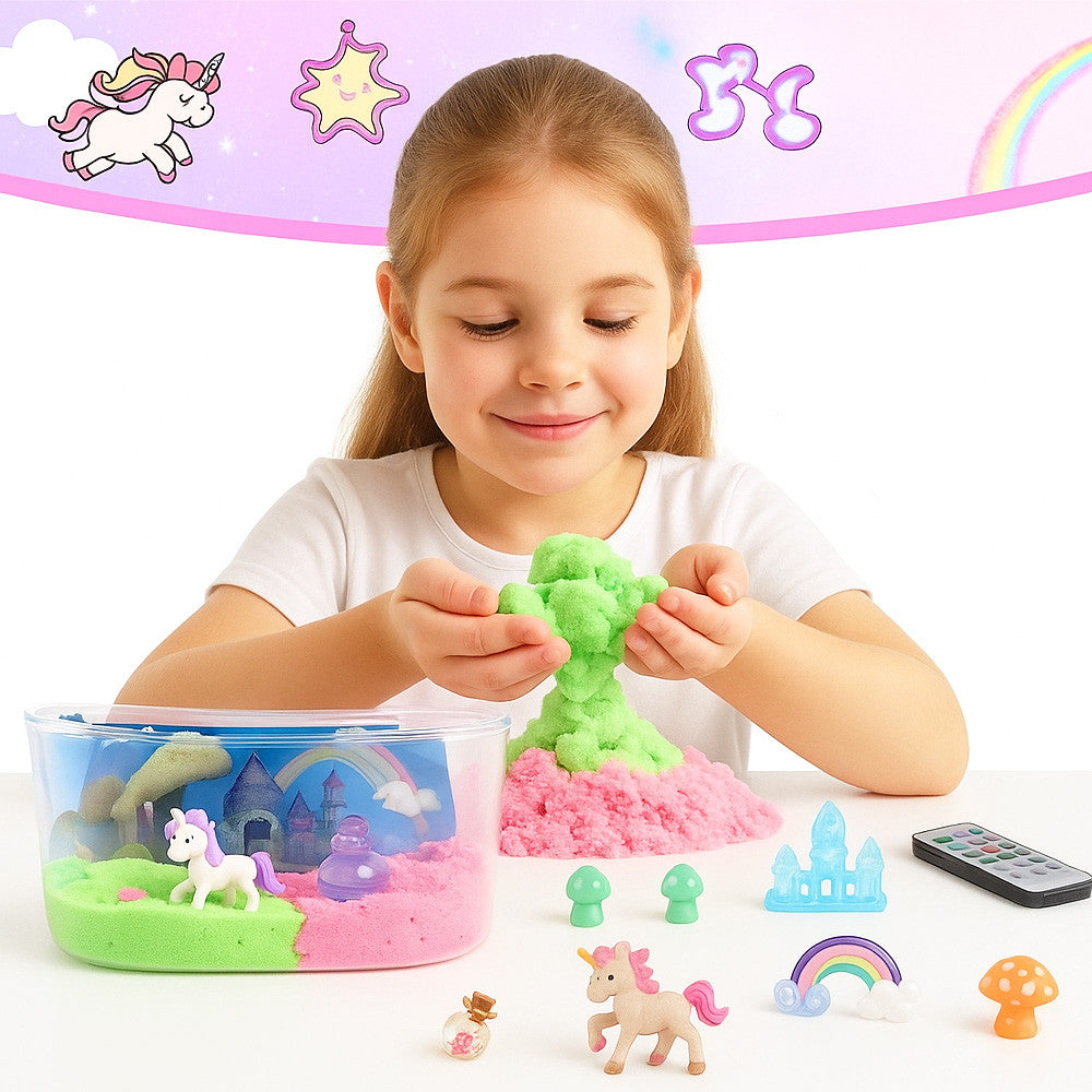 Дитячий міні-тераріум з підсвічуванням / Дитячий набір для творчості