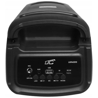 Бездротова Bluetooth колонка KTS-1265 / Блютуз колонка з LED-підсвічуванням / Караоке колонка