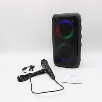 Бездротова Bluetooth колонка KTS-1265 / Блютуз колонка з LED-підсвічуванням / Караоке колонка