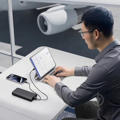 Універсальний зовнішній акумулятор XO PB302 20000mAh / Повербанк для телефону / PowerBank / Павербанк / УМБ