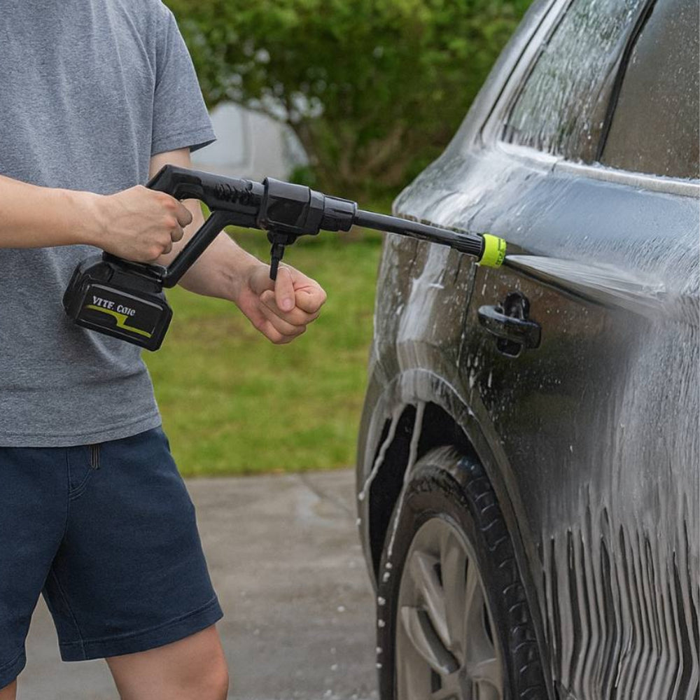 Бездротова мийка високого тиску 48V, MDHL 8100 / Міні мийка для авто / Пістолет для миття авто