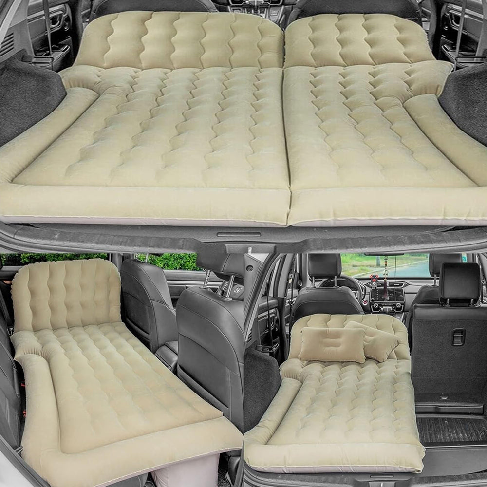 Надувний матрац для двох з насосом, 174х126 см, 5337 / Матрац / Універсальний матрац на заднє сидіння