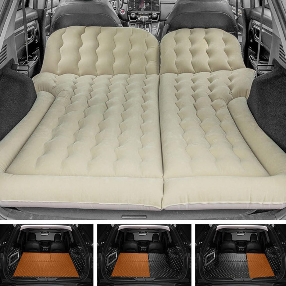 Надувний матрац для двох з насосом, 174х126 см, 5337 / Матрац / Універсальний матрац на заднє сидіння