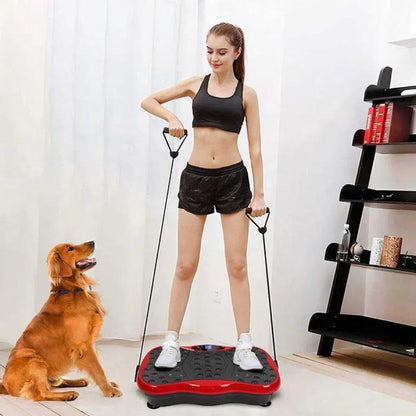 Віброплатформа для тренувань до 200 кг з пультом, 53х31х13 см / Фітнес платформа / Вібраційна платформа