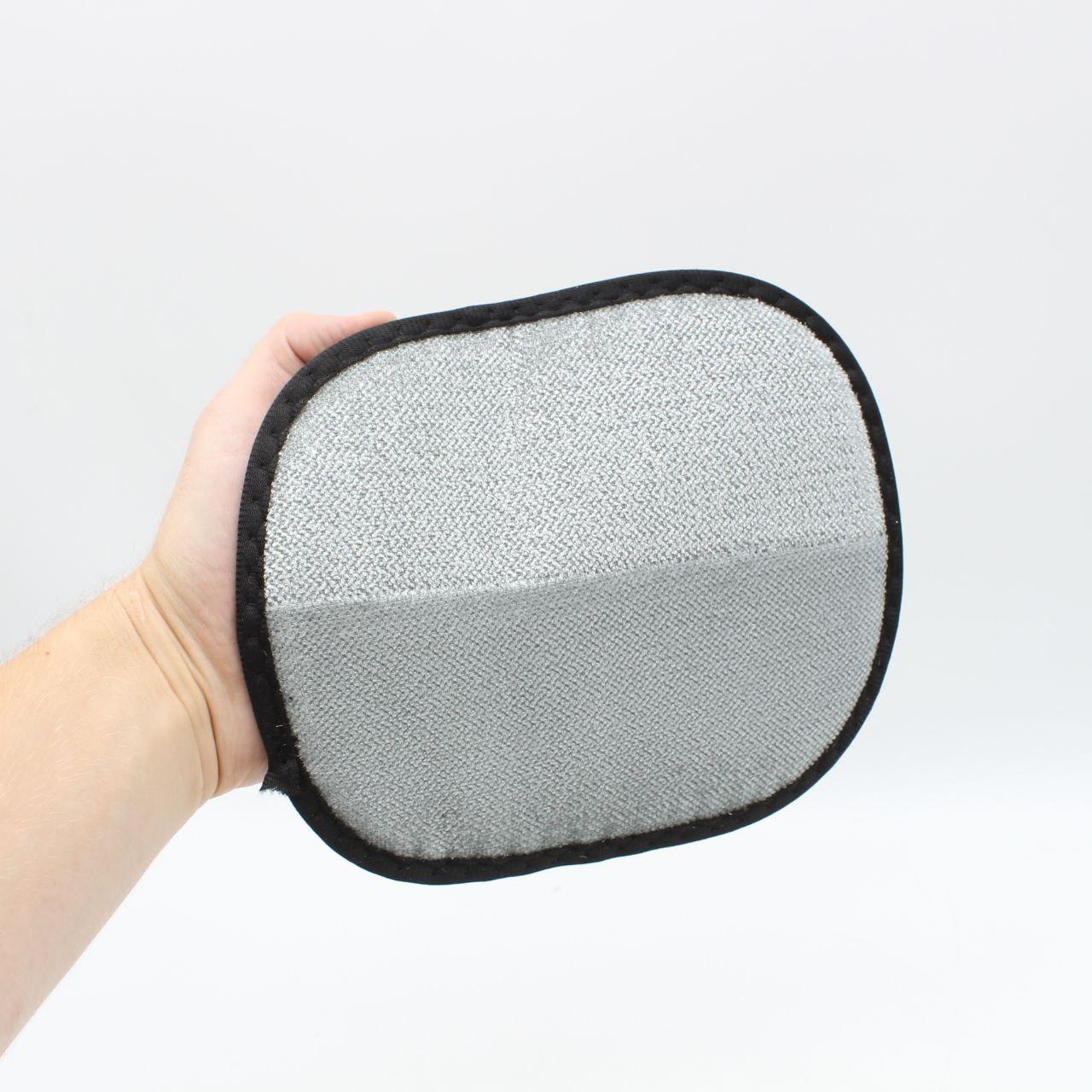 Двостороння рукавичка для вичісування шерсті "PetGroom Pro" 24*16 см / Рукавичка для збирання шерсті / Щітка-рукавичка для шерсті