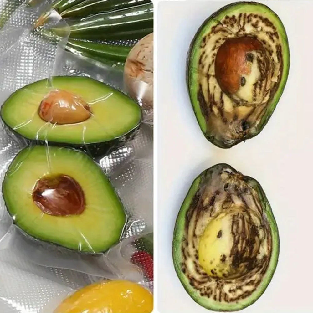 100 шт Рифлені пакети для вакууматора 20х15см Вакуумні пакети для продуктів / Пакети для вакуумування