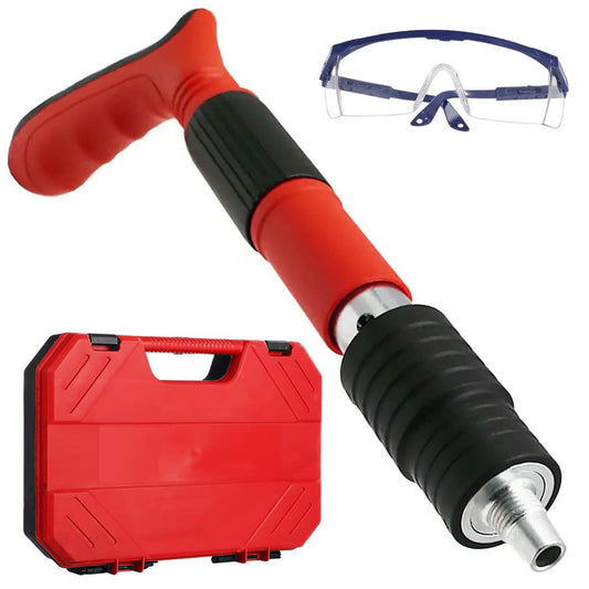 Пневматичний пістолет для цвяхів, Червоний / Цвяхозабивальний пістолет / Степлер ручний / Степлер пневматичний