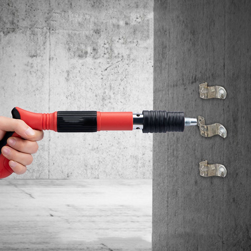 Пневматичний пістолет для цвяхів, Червоний / Цвяхозабивальний пістолет / Степлер ручний / Степлер пневматичний