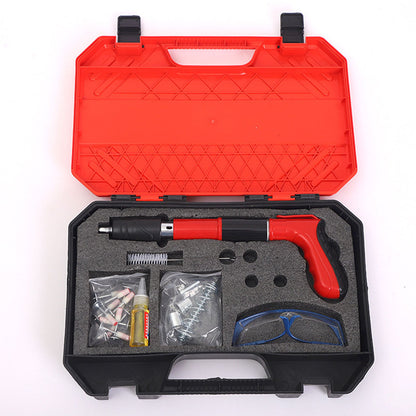 Пневматичний пістолет для цвяхів, Червоний / Цвяхозабивальний пістолет / Степлер ручний / Степлер пневматичний