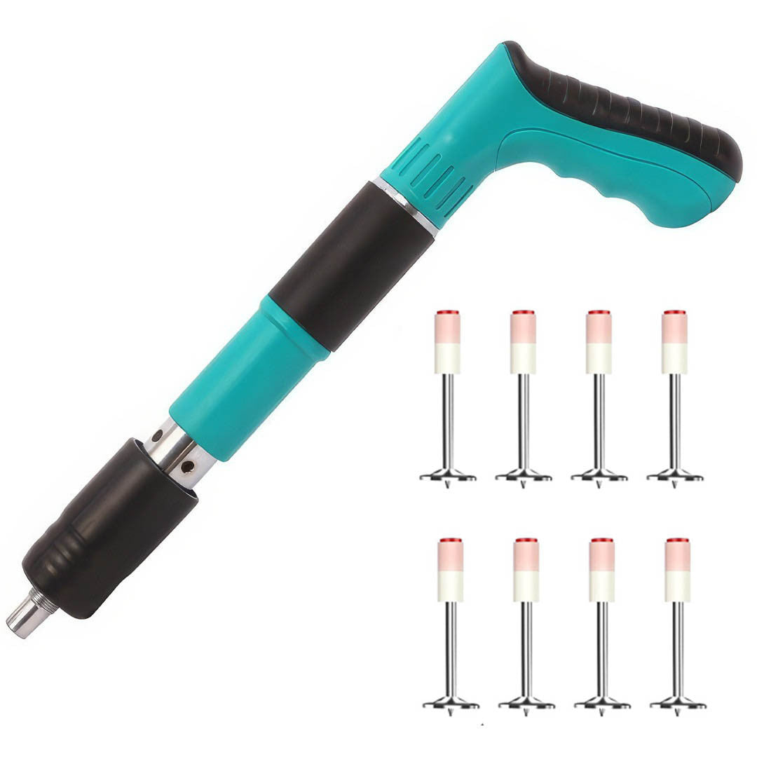 Пневматичний пістолет для цвяхів + цвяхи / Цвяхів пістолет / Ручний пістолет для дюбелів