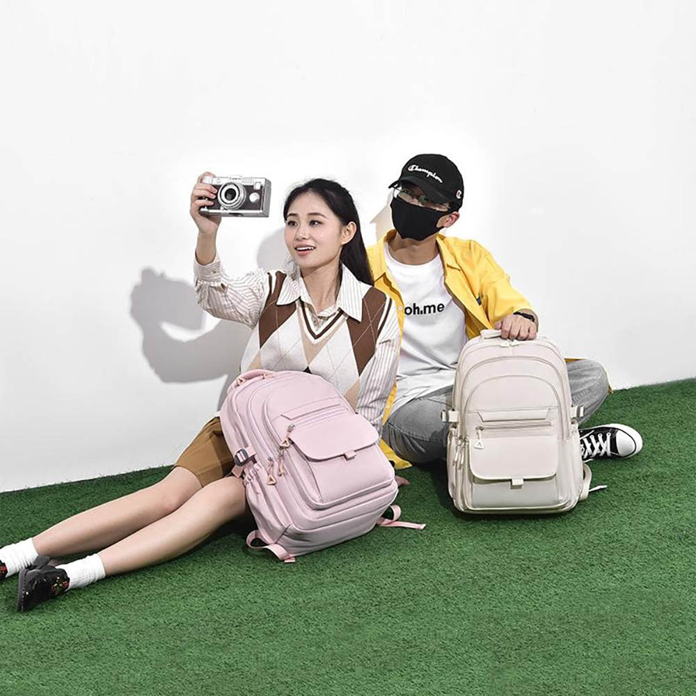 Шкільний рюкзак водонепроникний 44×29×13см, Рожевий / Рюкзак у школу / Рюкзак підлітковий / Міський рюкзак