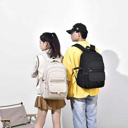 Шкільний рюкзак водонепроникний 44×29×13см, Бежевий / Рюкзак у школу / Рюкзак підлітковий / Міський рюкзак