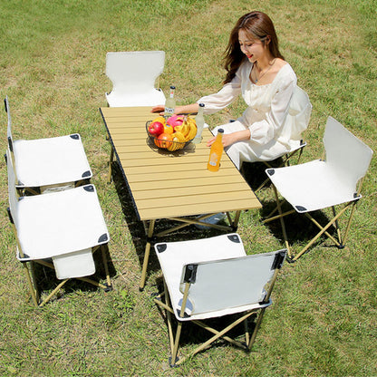 Розкладний столик з накидкою 95х52х50см, Оливковий / Кемпінговий столик складний / Туристичний стіл для пікніка