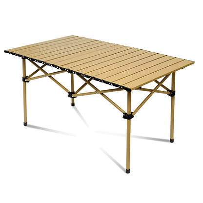 Розкладний столик з накидкою 95х52х50см, Оливковий / Кемпінговий столик складний / Туристичний стіл для пікніка