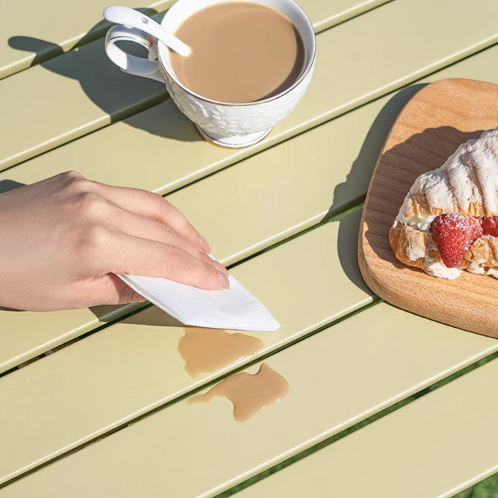 Розкладний столик з накидкою 95х52х50см, Оливковий / Кемпінговий столик складний / Туристичний стіл для пікніка
