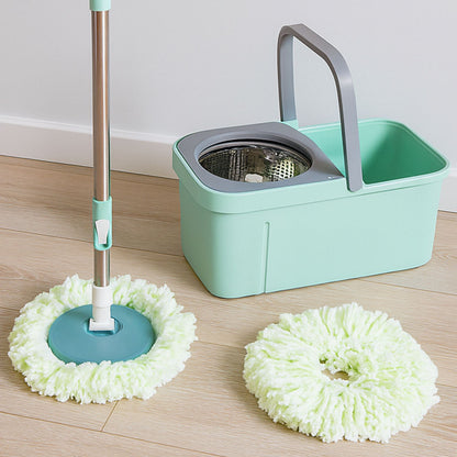 Швабра з автоматичним віджимом та відром 6л, Бірюзовий / Швабра ледарка / Швабра з відром / Швабра ледарка з віджимом