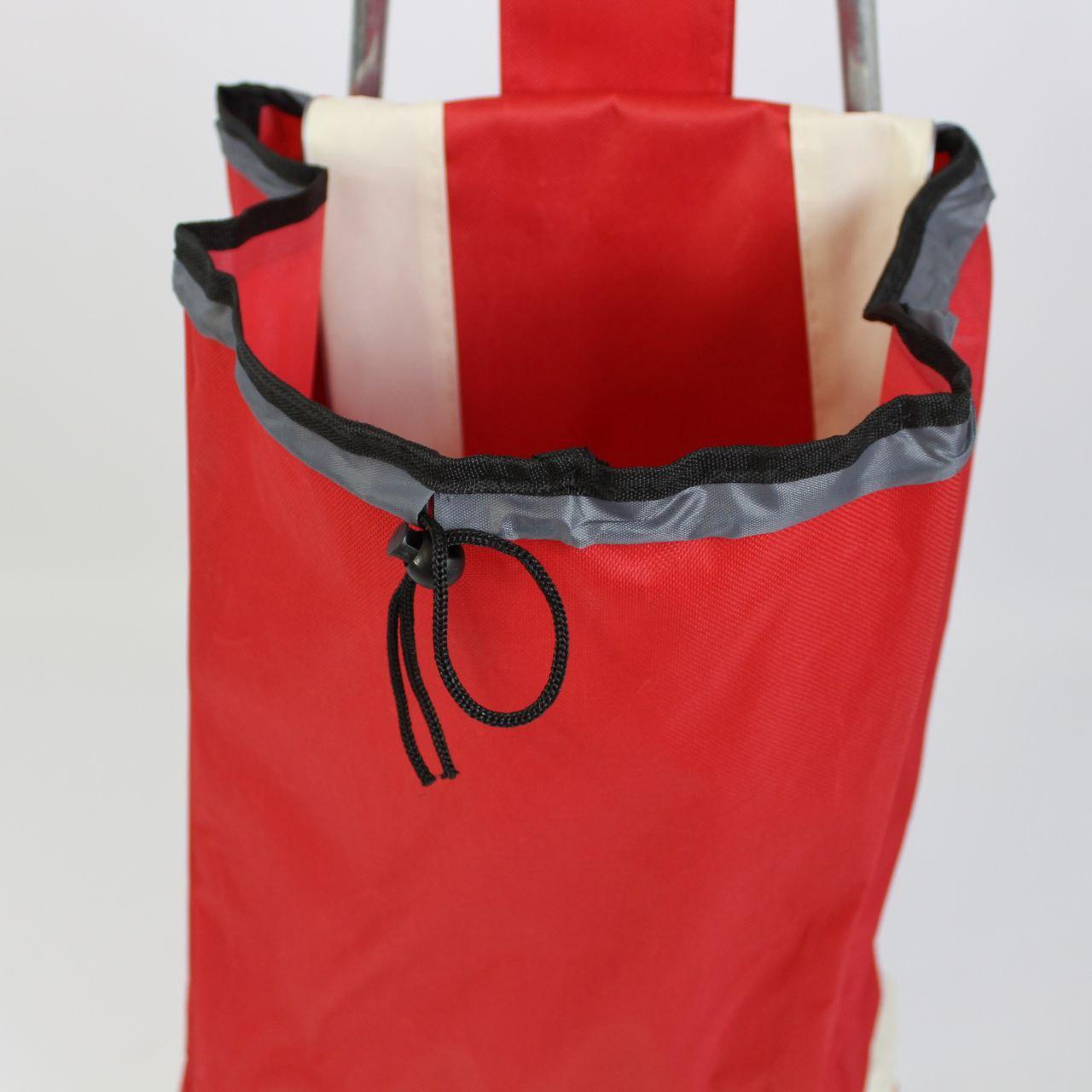 Сумка-візок на колесах до 130кг, 95х35х30см, Червоний / Сумки на колесах для покупок / Кравчучка для продуктів