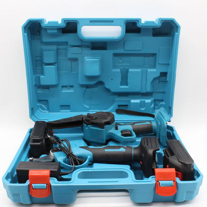 Акумуляторна ланцюгова пилка + секатор для обрізки дерев 21V, 2 акумулятори / Бездротова пилка